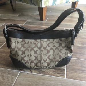 Coach brown hobo purse